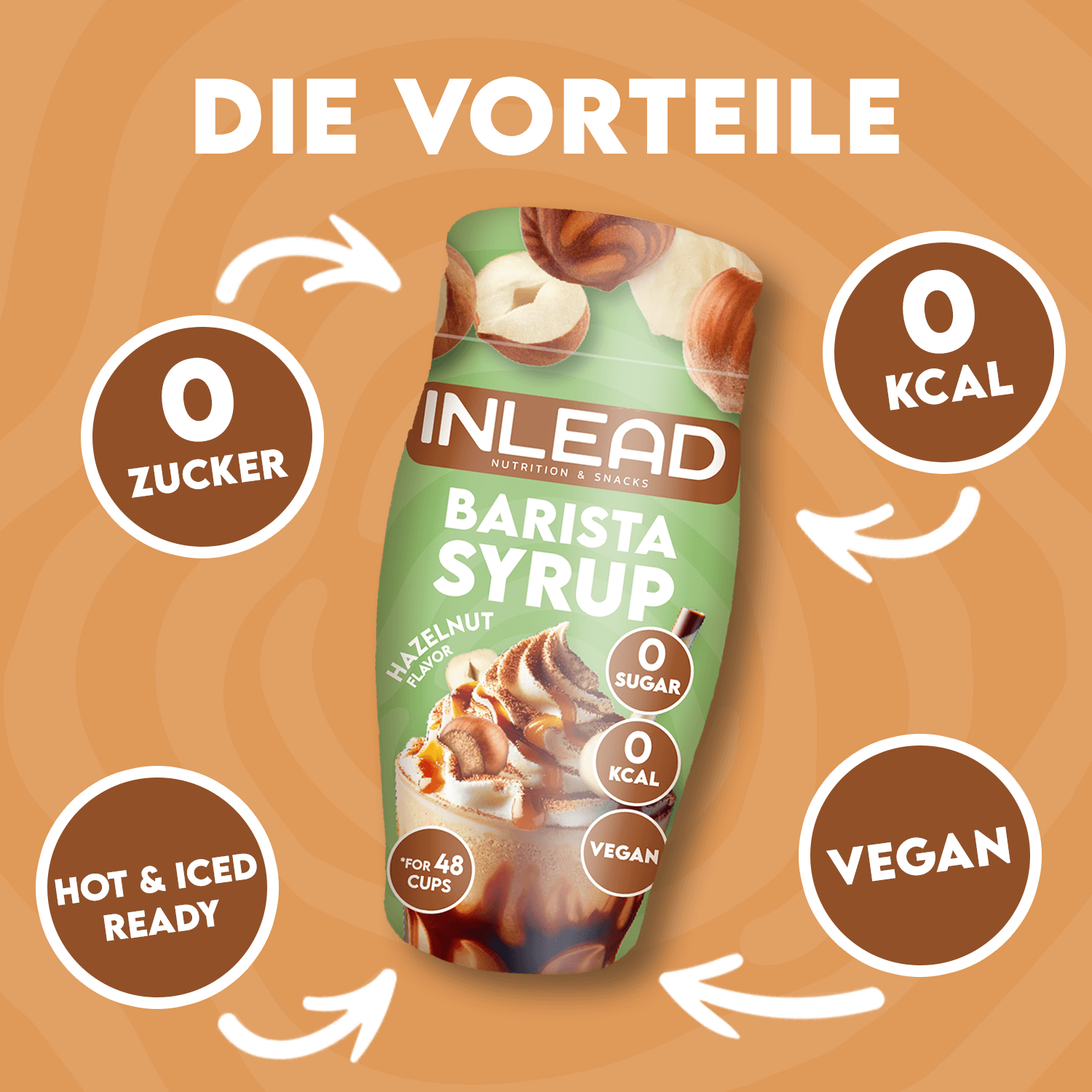 Inlead Barista Sirup, Kaffeesirup zuckerfrei