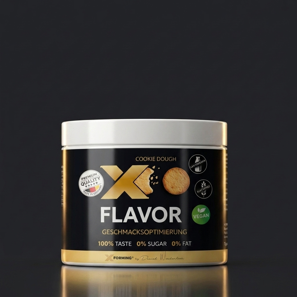 X-FLAVOR Cookie Dough, schwarze 250-g-Dose