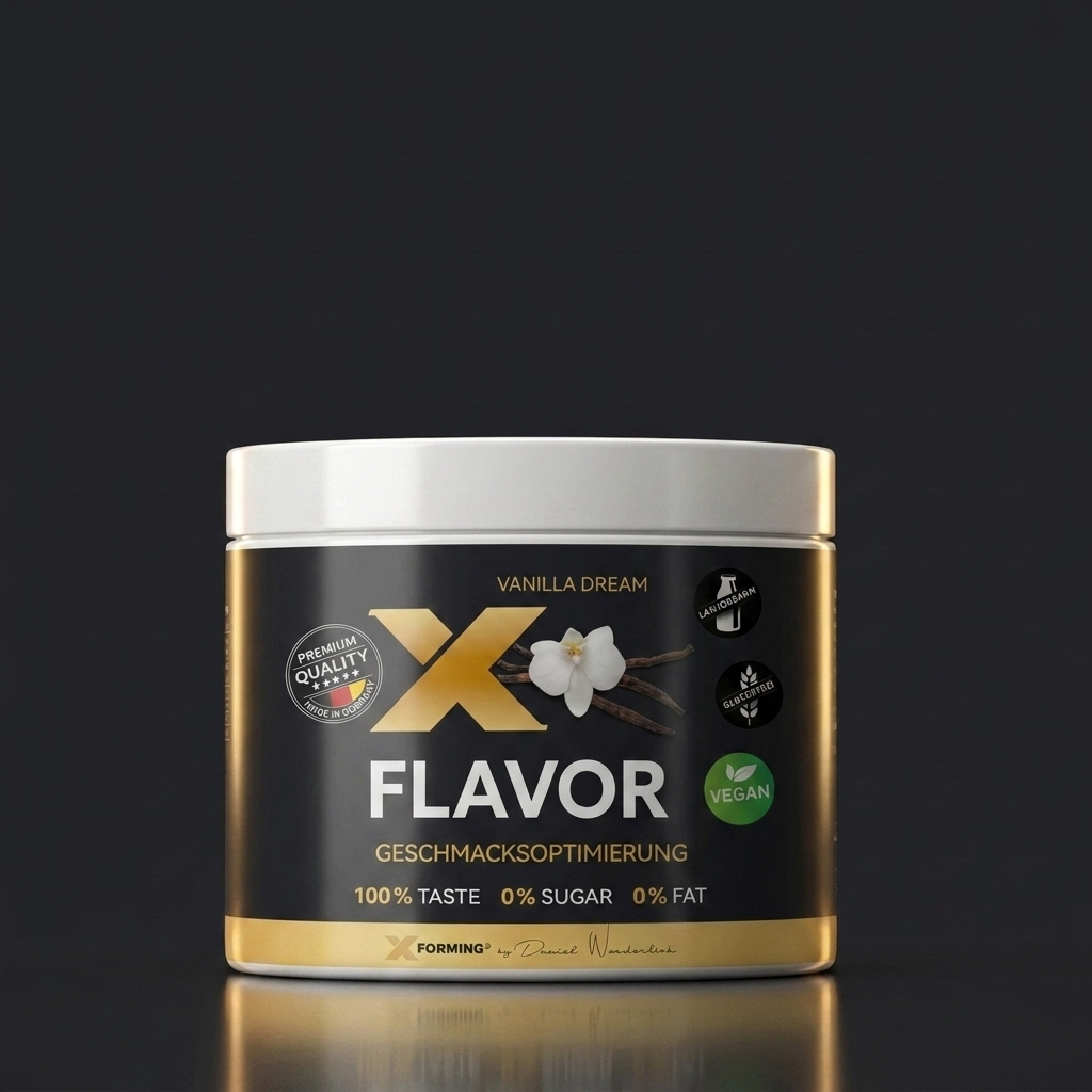 X-FLAVOR Vanilla Dream, schwarze 250-g-Dose