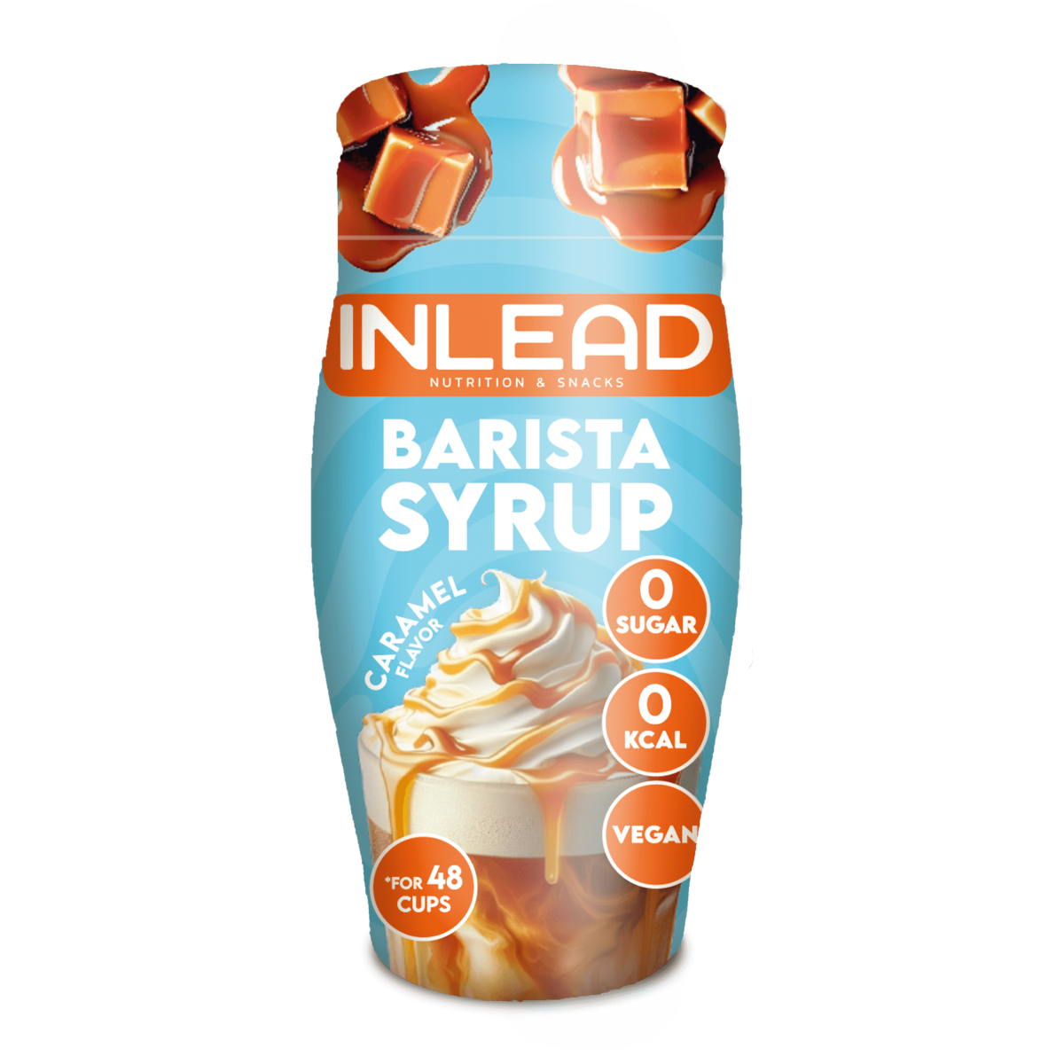 Inlead Barista Sirup 65 ml Caramel, zuckerfreier Kaffeesirup