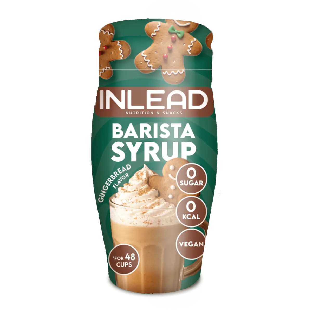 Inlead Barista Sirup 65 ml Lebkuchen, Kaffeesirup zuckerfrei