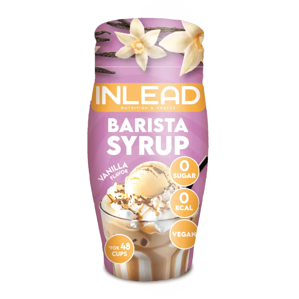 Inlead Barista Sirup 65 ml Vanille, Kaffeesirup zuckerfrei