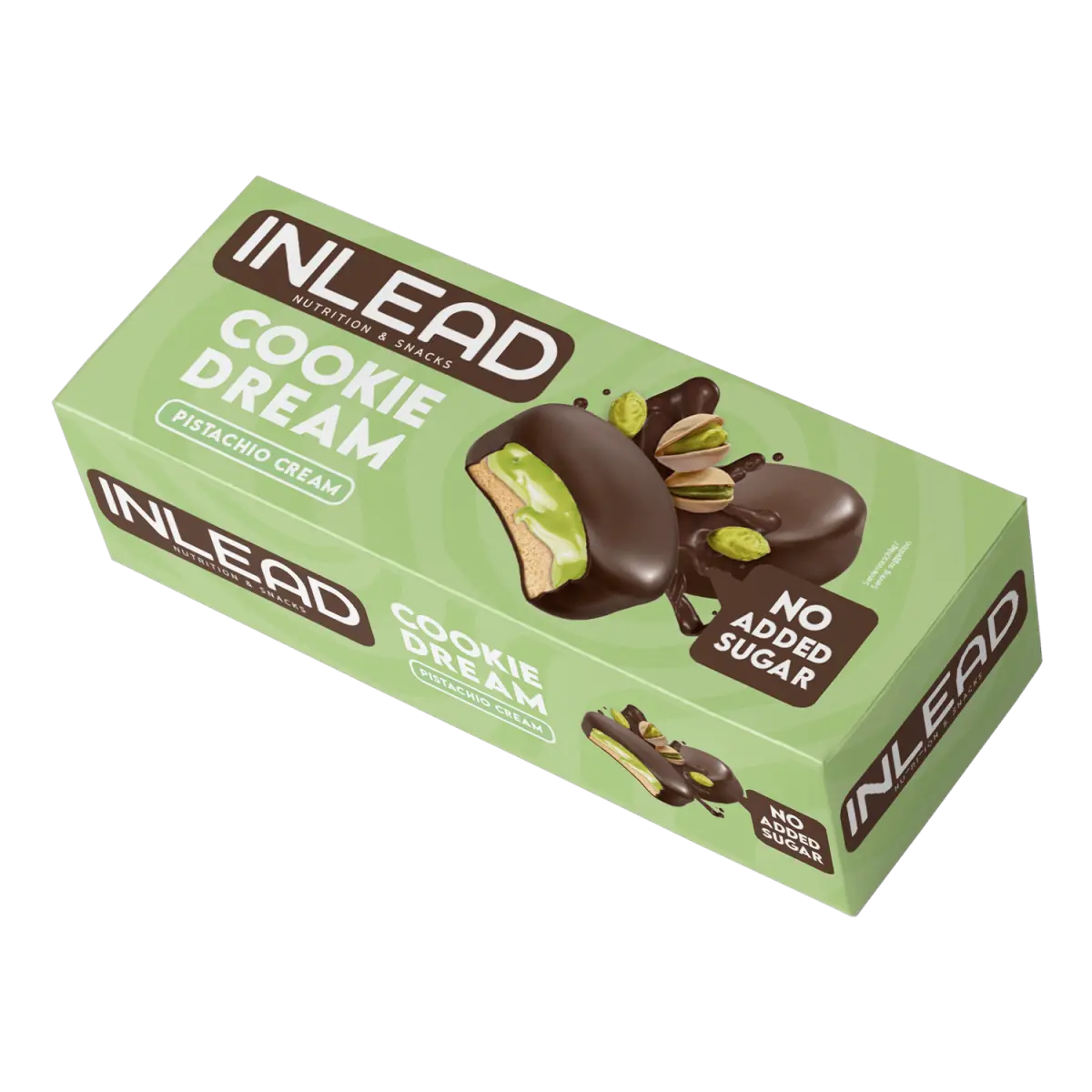 Inlead Cookie Dream 128 g Pistazie, Aufstrich ohne Zuckerzusatz