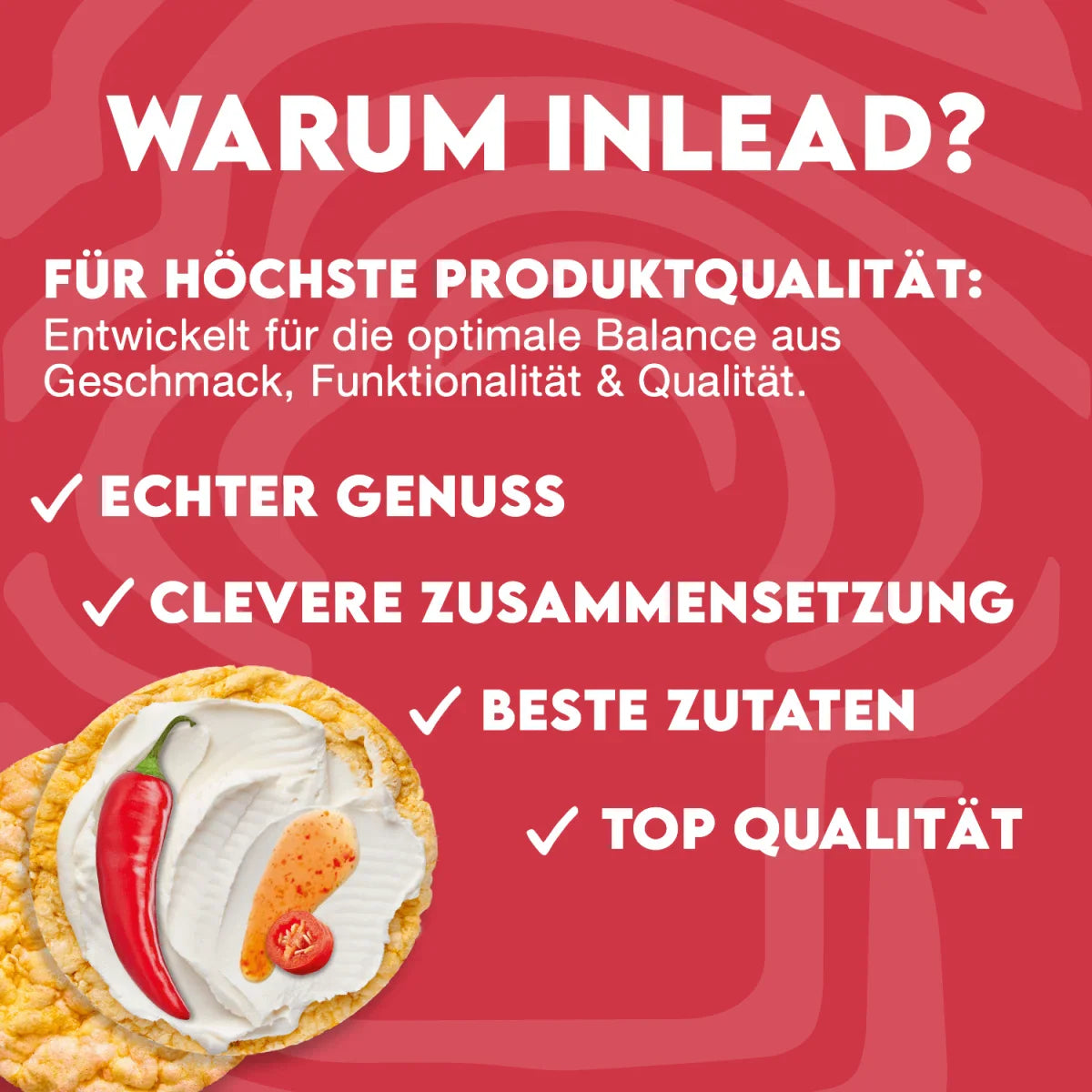 Inlead Maiswaffeln 120 g Chili, herzhafter Mais-Snack
