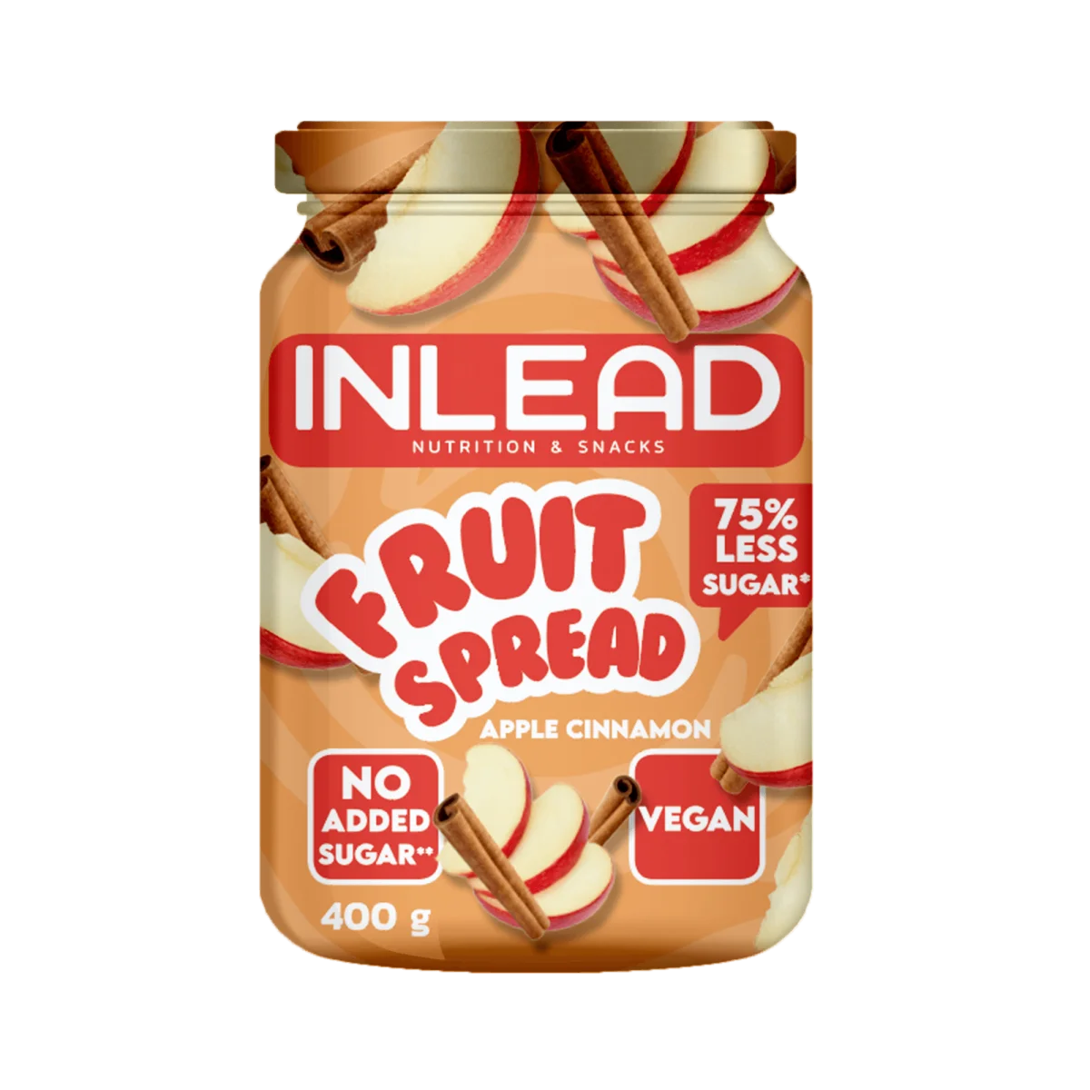 Inlead Fruchtaufstrich 400 g, 80 % Fruchtanteil, ohne Zuckerzusatz