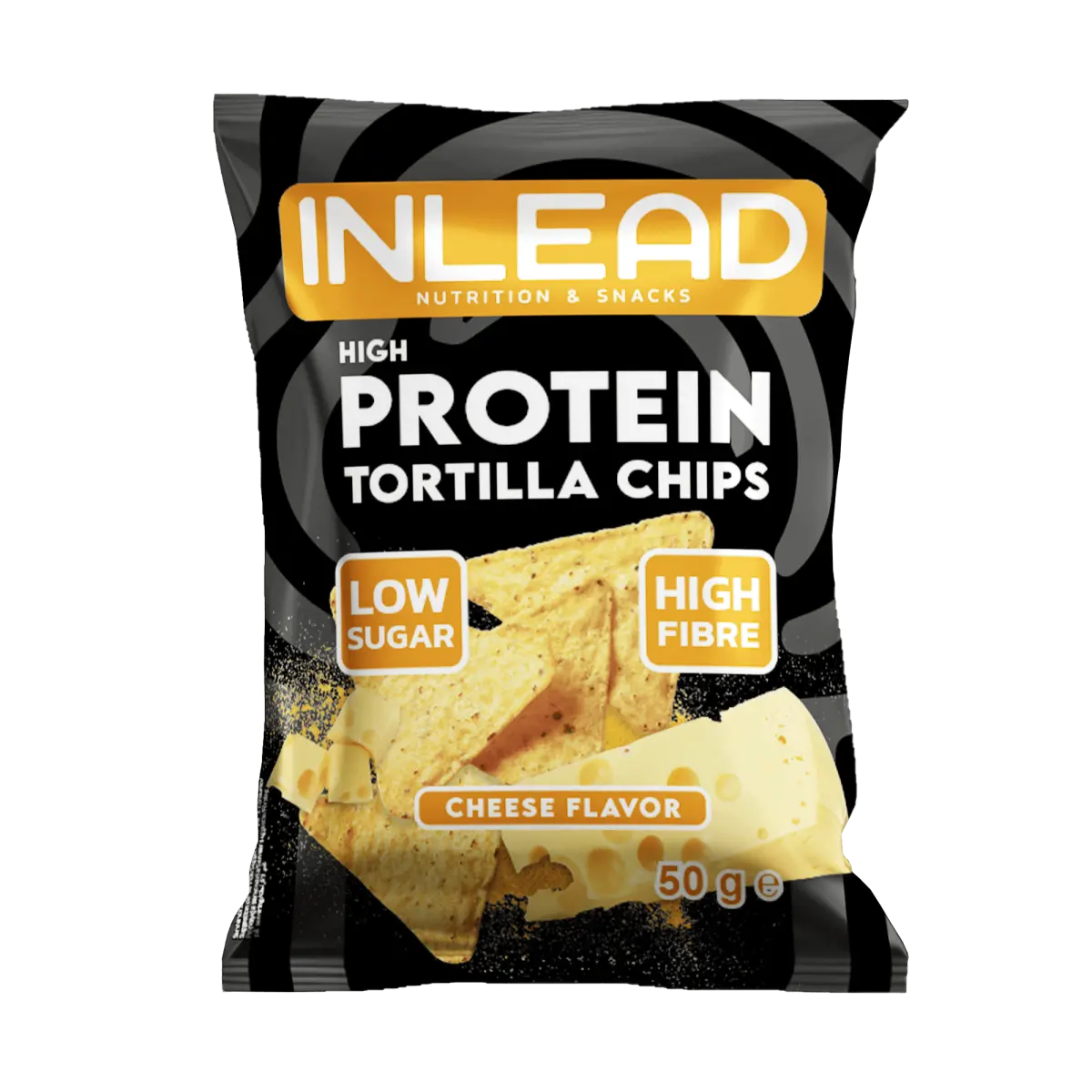 Inlead Tortilla-Chips 50 g, proteinreich und knusprig