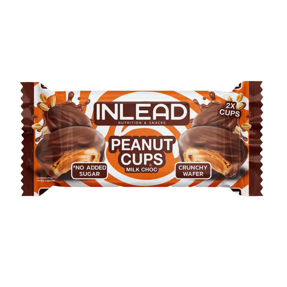 Inlead Erdnuss-Cups 50 g Vollmilch, Schoko-Erdnuss-Cups