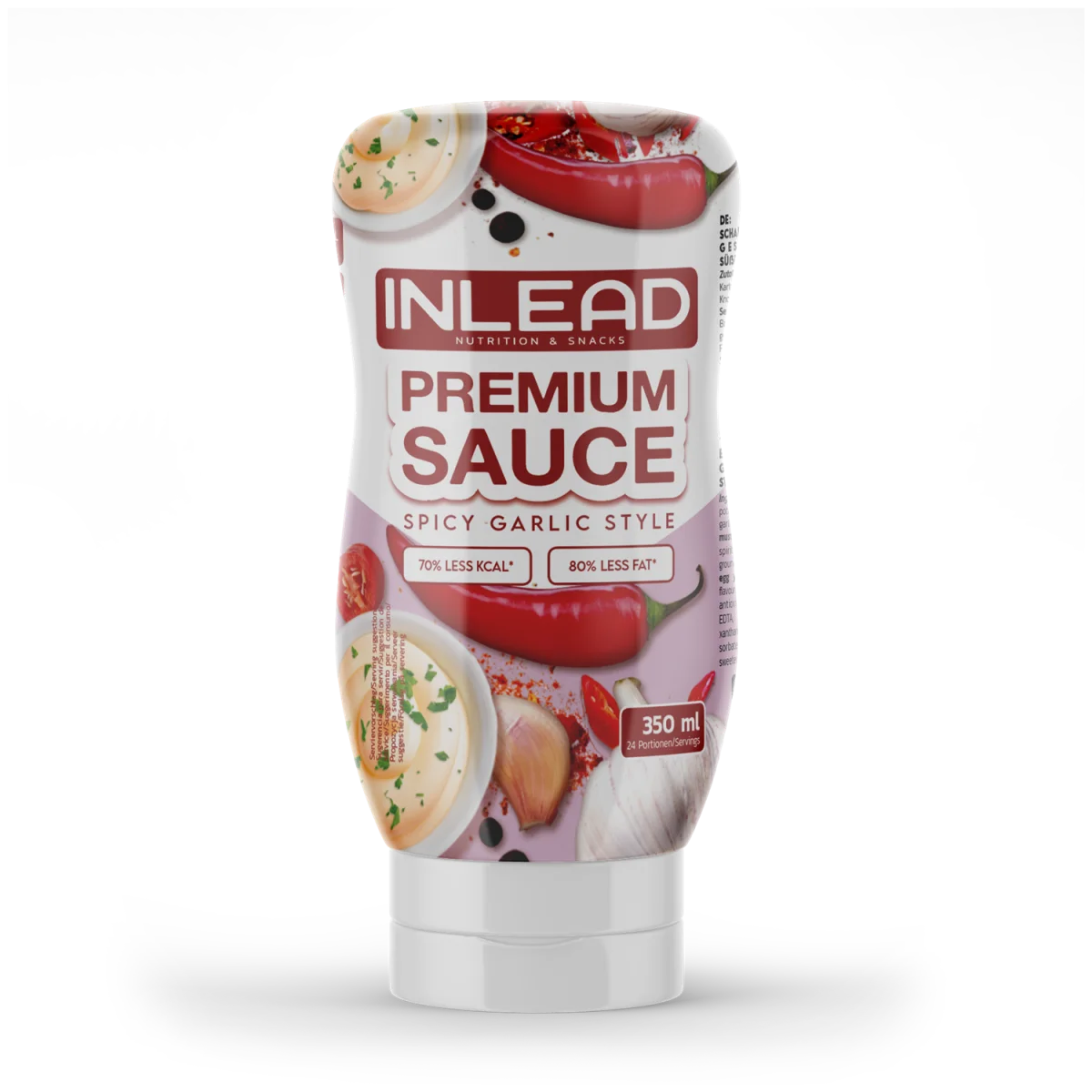 Inlead Premium Sauce 350 ml Knoblauch scharf, Spicy Garlic Style bei X-FORMING
