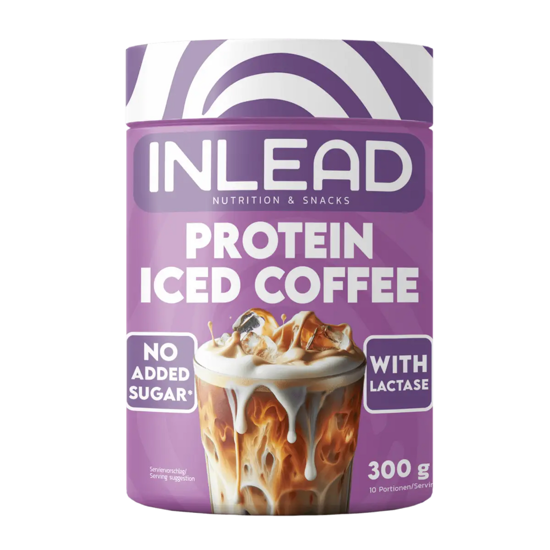 Inlead Protein Iced Coffee 300 g, Eiskaffee mit Protein