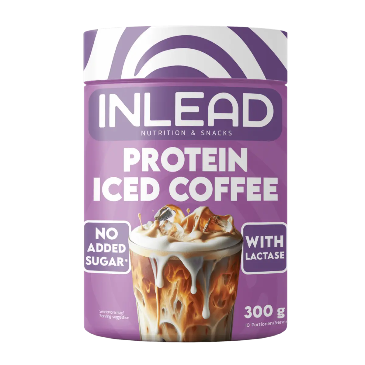 Inlead Protein Iced Coffee 300 g, Eiskaffee mit Protein