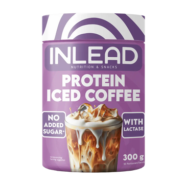 Inlead Protein Iced Coffee 300 g, Eiskaffee mit Protein