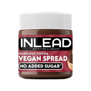 Inlead Spread 200 g Haselnuss-Kakao vegan, cremiger Aufstrich ohne Zuckerzusatz