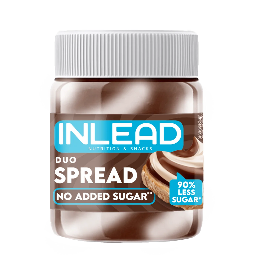 Inlead Spread 350 g – Haselnuss-Kakao-Creme ohne Zuckerzusatz
