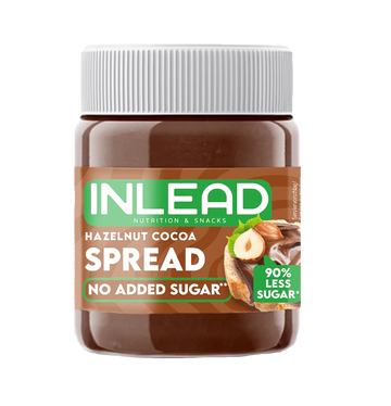 Inlead Spread 350 g – Haselnuss-Kakao-Creme ohne Zuckerzusatz