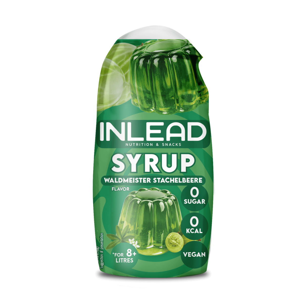 Inlead Squeeze-Sirup 65 ml Waldmeister-Stachelbeere, zuckerfrei
