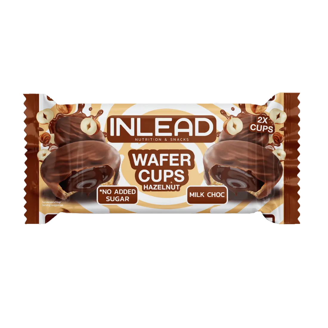 Inlead Waffel-Cups 50 g, knusprig, ohne zugesetzten Zucker
