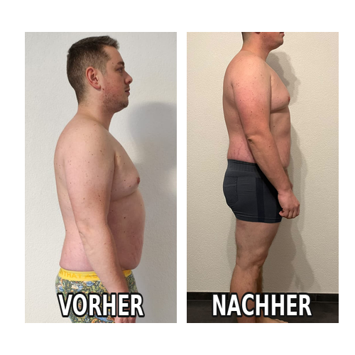 Vorher-Nachher-Vergleich von Lorenzo