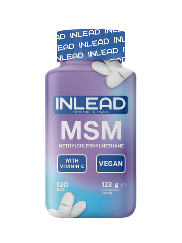 Inlead MSM mit Vitamin C aus Acerola, 120 vegane Tabletten