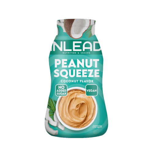 Inlead Peanut Squeeze Coconut 520 g, cremige Erdnusspaste in der Squeeze-Flasche