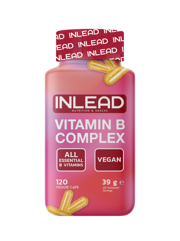 Inlead Vitamin B Complex, 120 vegane Kapseln mit allen acht B-Vitaminen