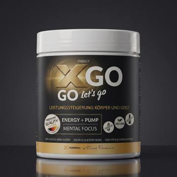 X-GO von X-FORMING, Getraenkepulver mit Koffein und Niacin