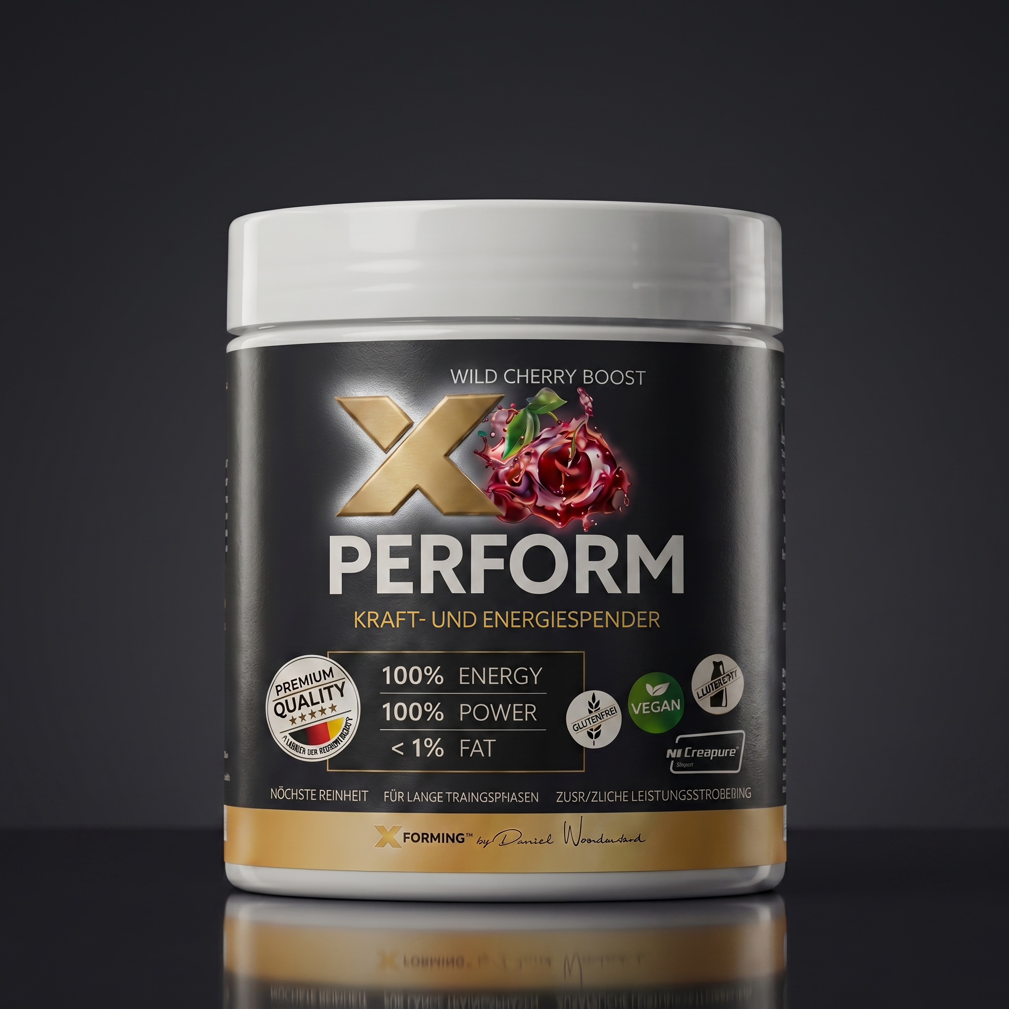 X-PERFORM von X-FORMING, Dose mit Pulver