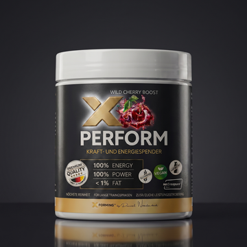 X-PERFORM von X-FORMING, Dose mit Pulver