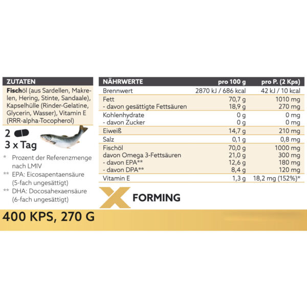 X-OMEGA3 | Gesunde Fette – Bild 2
