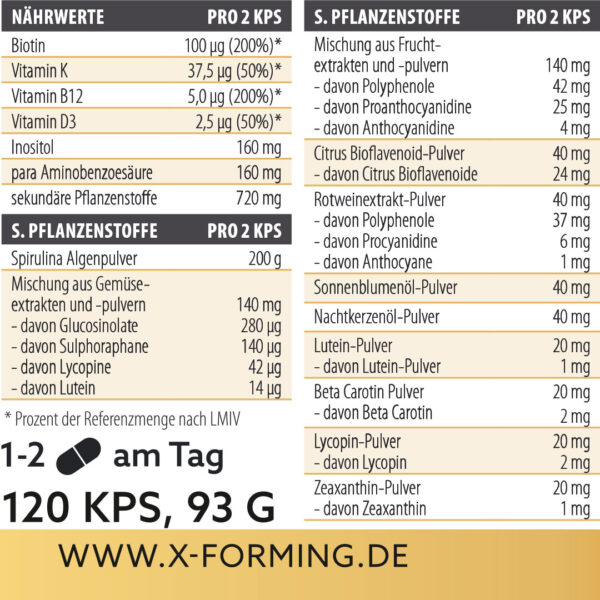 X-VITAMIN COMPLEX+ | Gesund & Vital – Bild 3