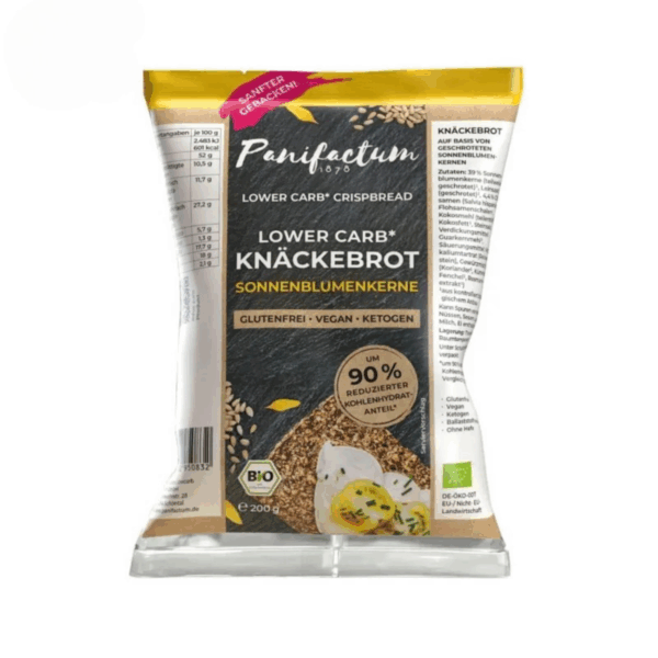 Low Carb Knäckebrot Sonnenblumenkerne BIO